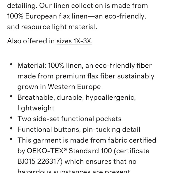 Quince Linen sleeveless swing dress size Small - Picture 6 of 14